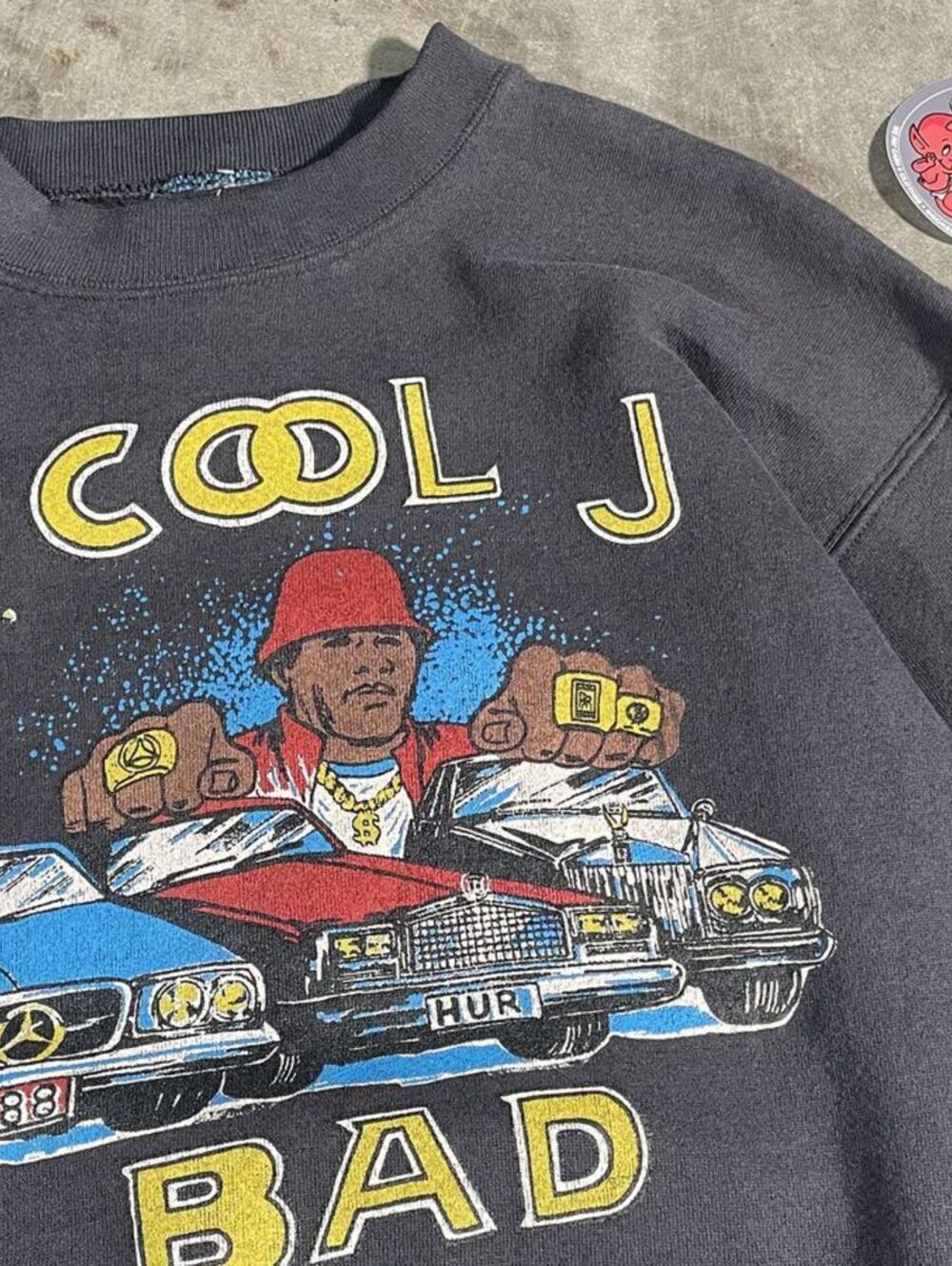 Vintage 80s LL Cool J Bad Sweatshirts M 20x26 Hip Hop Rap